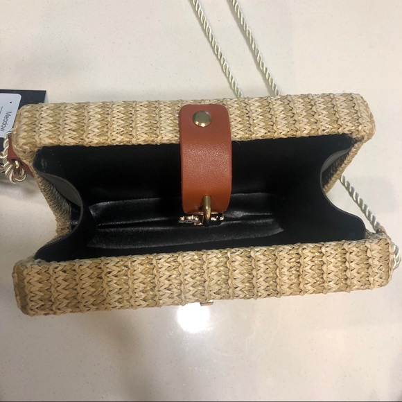 Meadow, Picnic Basket inspired Shoulder Bag BEIGE - Picture 9 of 9